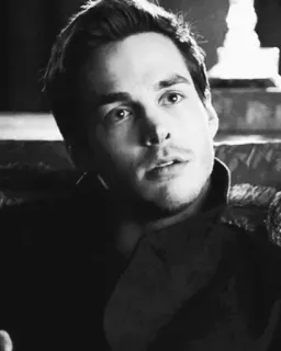 🌑 Kai Parker The Vampire Diaries acteur, Chris Wood, homme, portrait, vampire diaries telegram sticker