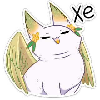😃 xe binatang, kucing, sayap, lucu, kartun, stiker telegram sticker