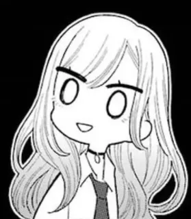 ⚪️ anime, chibi, manga, girl, cartoon telegram sticker
