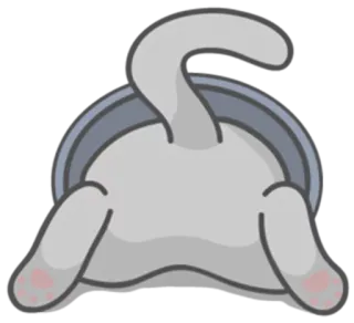 😶 kat, vastgeplakt, schattig, dier, humor, grappig, kitten telegram sticker