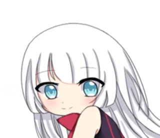 👩 Anime, Cartoon, Mädchen, Sticker, Manga, Chibi telegram sticker