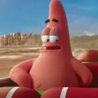 🐙 Patrick Star Patrick Star, SpongeBob, cartoon, character, funny telegram sticker