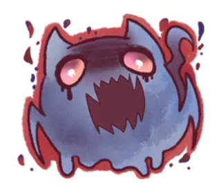 😡 monster, makhluk, kartun, karakter whatsapp sticker