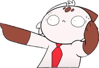 👈 cartoon, animated, character, drawing, funny, cute telegram sticker