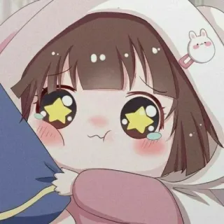 🥺 anime, manga, cute, kawaii, chibi, girl, cartoon, cry whatsapp sticker