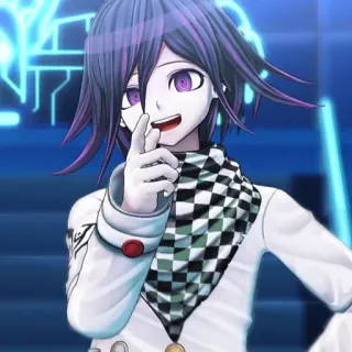 😏 Kokichi Oma Danganronpa V3: Killing Harmony Кокичи Ома, Danganronpa, Аниме, Персонаж, Видеоигра, Манга, Злодей telegram sticker