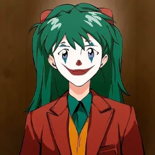 🤡 Anime, Joker, Klaun, Fanart telegram sticker