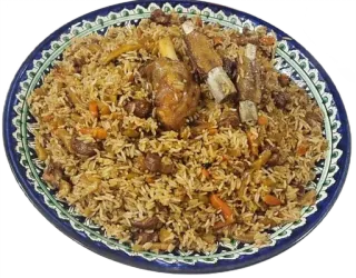 🍚 Pilaw, Ryż, Mięso, Jedzenie, Danie, Kuchnia, Pilaw uzbecki telegram sticker