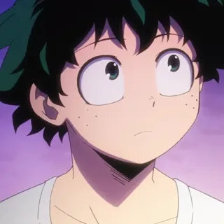 🥦 Izuku Midoriya My Hero Academia anime, my hero academia, izuku midoriya, deku, character, manga telegram sticker