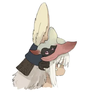 😥 Nanachi Made in Abyss Anime, Personagem, Video game, Nanachi, Made in Abyss telegram sticker