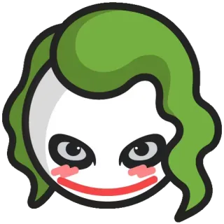 😂 Joker Joker, penjahat, badut, DC Comics telegram sticker