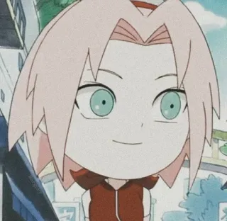 🙂 Sakura Haruno Naruto アニメ, マンガ, 桜, 春野サクラ, ナルト, 可愛い telegram sticker