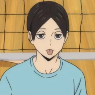 🏐 Suga Haikyuu!! Anime, Haikyuu, Suga, Hài hước, Lưỡi, Bóng chuyền telegram sticker