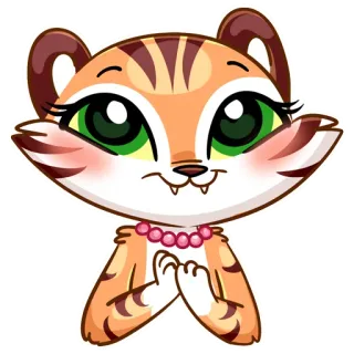 😬 kucing, hewan, imut, kartun, stiker telegram sticker