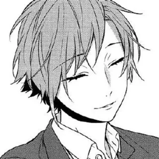 🌟 Anime, Manga, Portrait, Personnage, Sourire telegram sticker