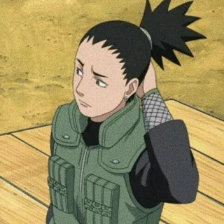 🗡 Shikamaru Nara Naruto Anime, Personagem, Shikamaru, Naruto, Ninja telegram sticker