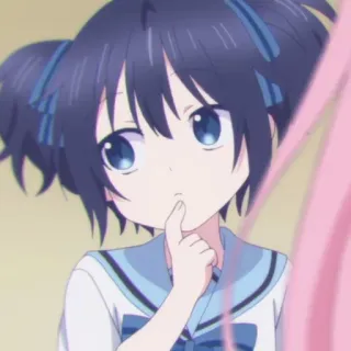 🕸 Anime, Dziewczyna, Kreskówka, Postać, Ilustracja telegram sticker