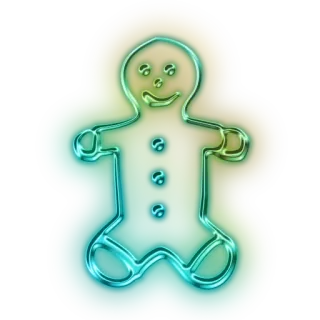 🍘 gingerbread man, cookie, dessert, christmas, holiday, sweet telegram sticker