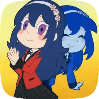 kakegurui twin :: @fStikBot telegram stickers
