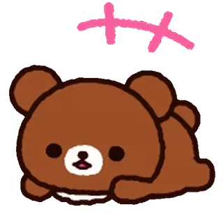 💨 bear, cute, relaxing, kawaii whatsapp sticker