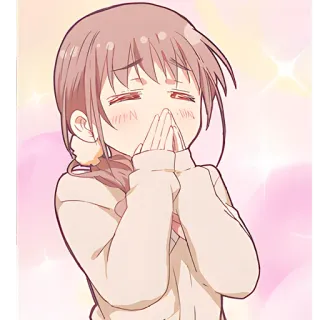 🤭 อนิเมะ, ผู้หญิง, น่ารัก, คาวาอิ, การ์ตูน telegram sticker