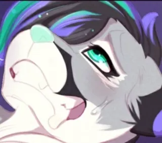 😩 Furry, Tier, Cartoon, Kreatur telegram sticker