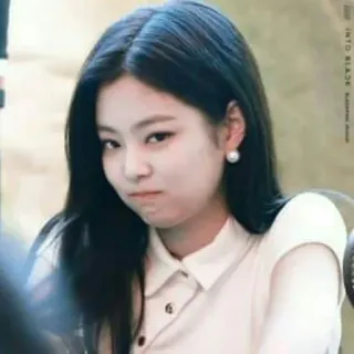 😒 INTO BLADE kpop, mulher, retrato, pessoa, selfie, rosto, garota whatsapp sticker