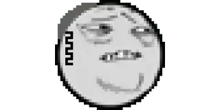 😬 Meme, Cultura da internet, Rosto, Expressão, Sorriso irônico telegram sticker