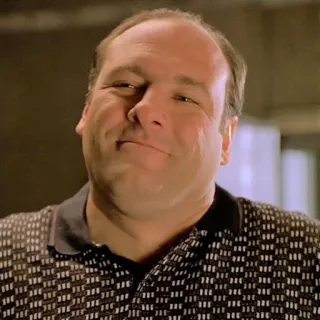 😇 Tony Soprano The Sopranos ทีวี, อาชญากรรม, มาเฟีย, มาเฟีย, บอส telegram sticker