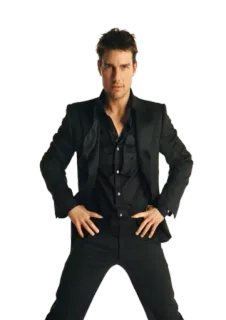 😎 Tom Cruise acteur, célébrité, homme, costume whatsapp sticker