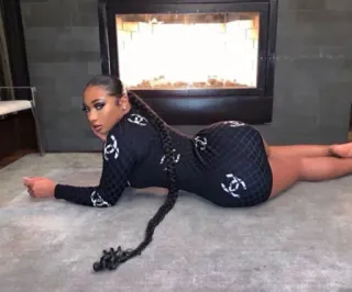 MEGAN THE STALLION 🍷BY MELLY 💫 telegram stickers