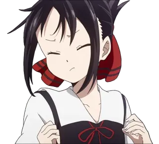 😣 Kaguya Shinomiya Kaguya-sama: Love Is War アニメ, かぐや様は告らせたい, ラブコメ, 漫画, かぐや, 四宮, かわいい, カートゥーン whatsapp sticker