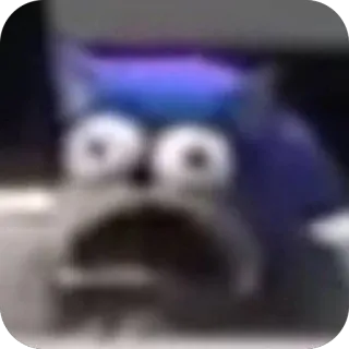 🫥 sonic, meme, funny, reaction, cartoon telegram sticker