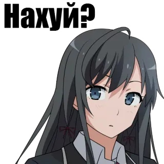 😡 アニメ, 女の子, キャラクター, イラスト, 漫画 telegram sticker