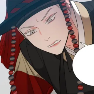 😩 manhwa, personnage, colérique, vêtements traditionnels, expression whatsapp sticker