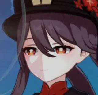 ✨ Hu Tao Genshin Impact anime, genshin impact, hu tao, video game, waifu telegram sticker