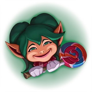 😈 Zeri League of Legends game, cartoon, character, female, lol, league of legends telegram sticker