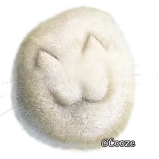 ☺️ @Cooze beanbag, furniture, home decor, fluffy, white, modern, comfort telegram sticker