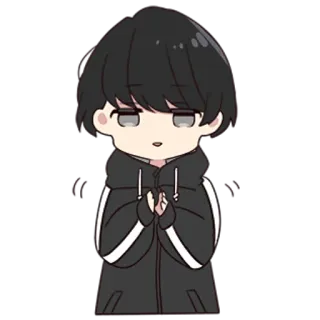 😍 Anime, Chibi, Ragazzo, Carino telegram sticker