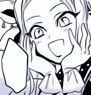 🫐 Anime, Manga, Ragazza, Cartone animato, Felice, Carino telegram sticker