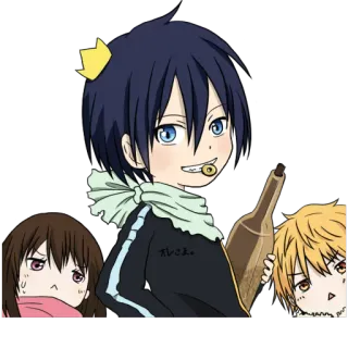 💵 Yato Noragami オレさま。 Anime, Dibujos animados, Japonés, Divertido, Lindo telegram sticker