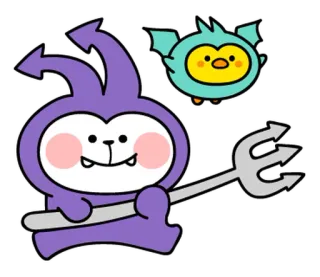 Spoiled Rabbit👻Halloween Photo👻 whatsapp stickers
