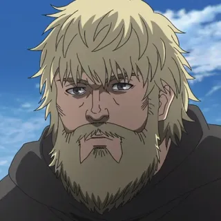 ⚔️ Thors Vinland Saga Anime, Manga, Viking, Guerrier, Combattant, Homme telegram sticker