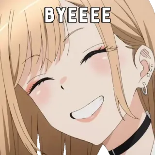 🃏 BYEEEEE อนิเมะ, ผู้หญิง, ผู้หญิง, บาย, ลาก่อน telegram sticker