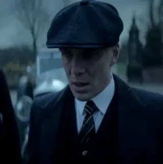 😐 Tommy Shelby Peaky Blinders Cillian Murphy, Peaky Blinders, Tommy Shelby, Gangster, Schiebermütze, Drama telegram sticker