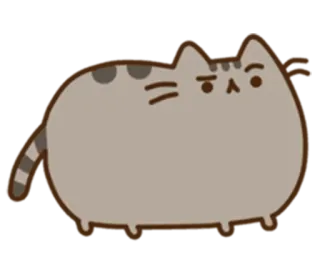 😒 Pusheen cat, cartoon, pusheen, sticker, cute, internet meme whatsapp sticker