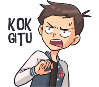 😂 KOK GITU telegram sticker