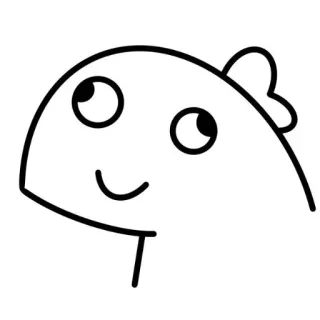 😀 gribouillage, mignon, poisson, dessin, dessin animé, simple whatsapp sticker