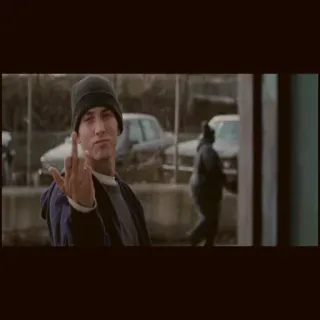 🖕 Eminem Eminem, dito medio, offensivo, musica, rapper whatsapp sticker