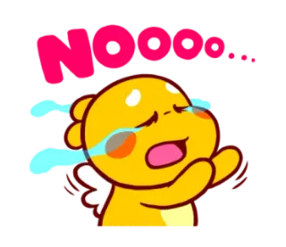 ❤ Noooo... 泣く, 悲しい, 漫画, 涙, 困っている, 懇願, 感情的 telegram sticker